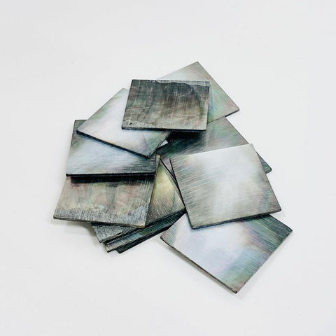 Madreperla Nera conteggia materiale per manici 1.2x25x25 (1 Pezzo) - rockbladekilns.com