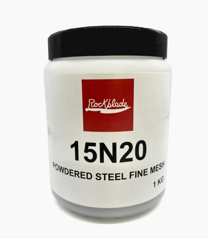 15N20 POWDERED STEEL FINE MESH (400) 1 Kg consumabili produzione damasco - rockbladekilns.com