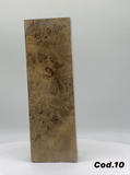Amboyna burl conteggia legno materiale per manici 26x48x149mm Cod.10 - rockbladekilns.com