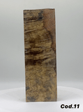 Amboyna burl conteggia legno materiale per manici 26x50x148mm Cod.11 - rockbladekilns.com