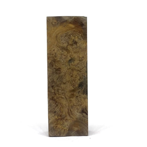Amboyna burl conteggia legno materiale per manici 27x48x148mm Cod.01 - rockbladekilns.com