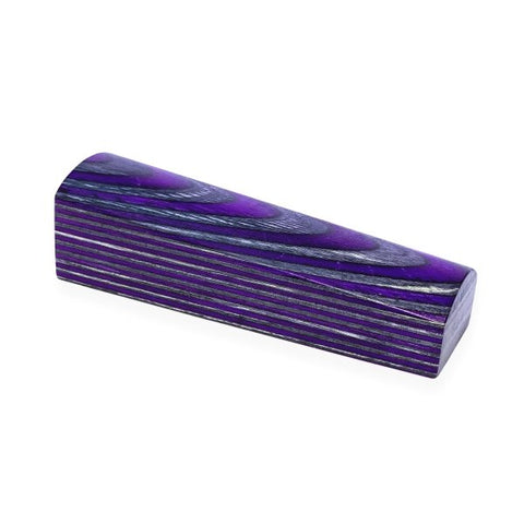 Legno Laminato Elforyn legno materiale per manici Purple / Black White shaded - rockbladekilns.com