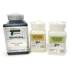 Top Shield (Kit) consumabili 0026 Magpul Black 200g + Activator 50g + Thinner 100ml - rockbladekilns.com